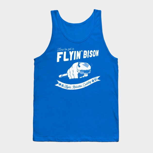 Get a Flyin’ Bison Tank Top by Zachterrelldraws